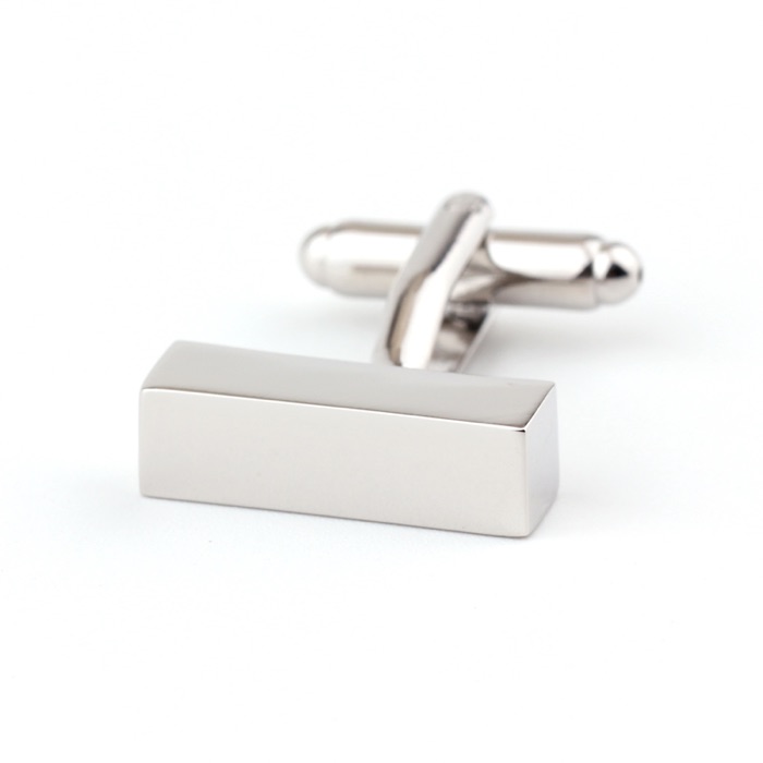 Mancuernillas de rectángulo plano