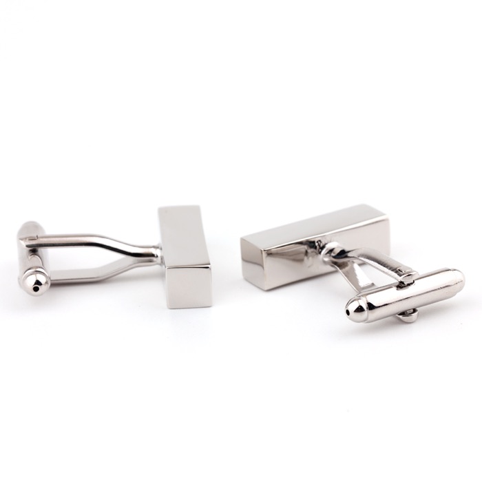 Mancuernillas de rectángulo plano